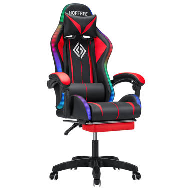 Hoffree PC Racing Gaming Chair Ergonomic Game Chair with 135